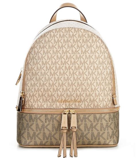 michael kors riley backpack medium|michael kors rhea colorblock backpack.